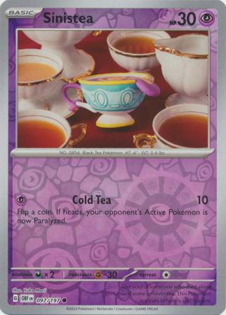 Sinistea 97/197 Reverse Holo | Obsidian Flames | Pokemon Card