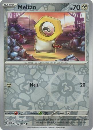 Meltan 152/197 Reverse Holo | Obsidian Flames | Pokemon Card