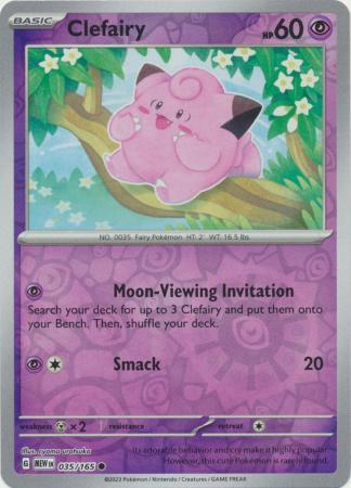 Clefairy 35/165 Reverse Holo | 151 | Pokemon Card