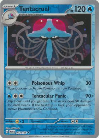 Tentacruel 73/165 Reverse Holo | 151 | Pokemon Card