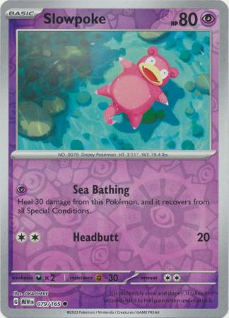 Slowpoke 79/165 Reverse Holo | 151 | Pokemon Card