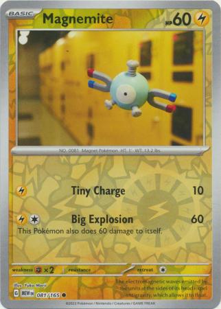 Magnemite 81/165 Reverse Holo | 151 | Pokemon Card