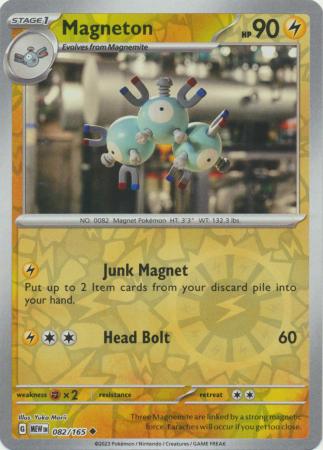 Magneton 82/165 Reverse Holo | 151 | Pokemon Card