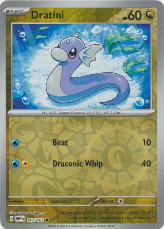 Dratini 147/165 Reverse Holo | 151 | Pokemon Card