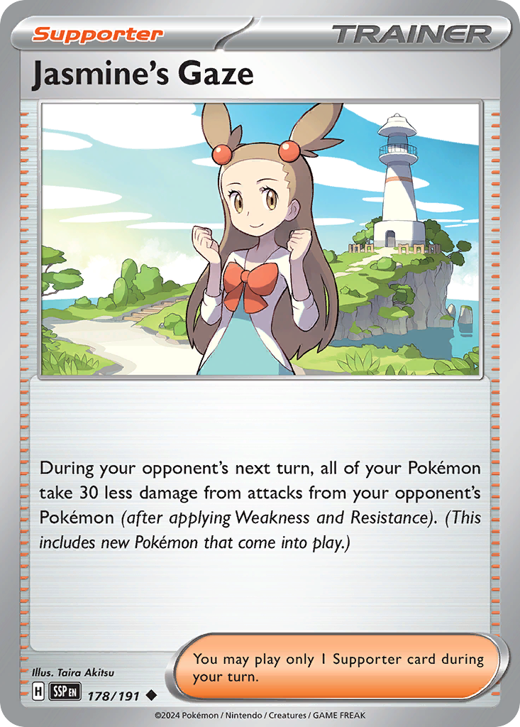 Jasmine's Gaze 178/191 Uncommon | Surging Sparks | Pokemon Card