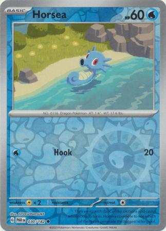 Horsea 30/182 Reverse Holo | Paradox Rift | Pokemon Card