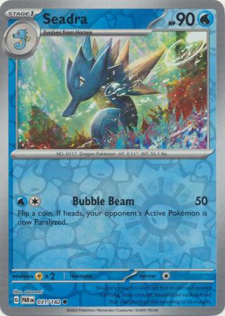 Seadra 31/182 Reverse Holo | Paradox Rift | Pokemon Card