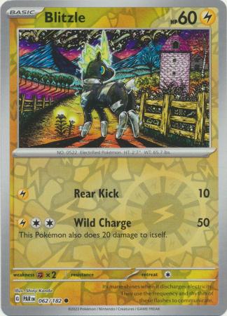 Blitzle 62/182 Reverse Holo | Paradox Rift | Pokemon Card