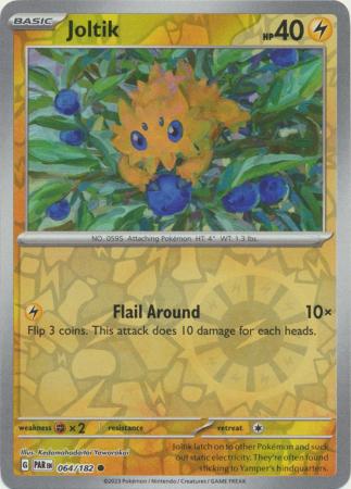 Joltik 64/182 Reverse Holo | Paradox Rift | Pokemon Card