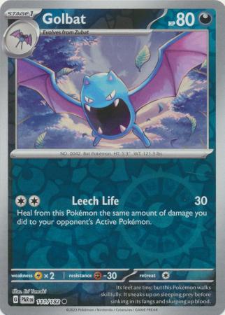 Golbat 111/182 Reverse Holo | Paradox Rift | Pokemon Card