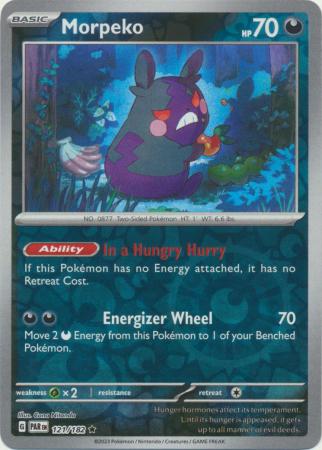 Morpeko 121/182 Reverse Holo | Paradox Rift | Pokemon Card