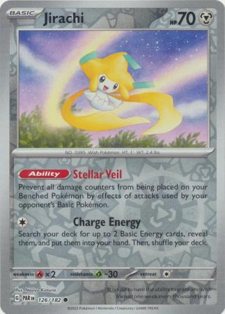 Jirachi 126/182 Reverse Holo | Paradox Rift | Pokemon Card