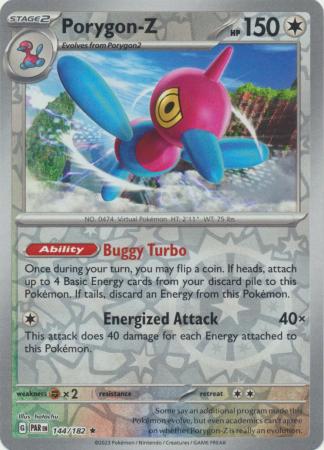 Porygon-Z 144/182 Reverse Holo | Paradox Rift | Pokemon Card