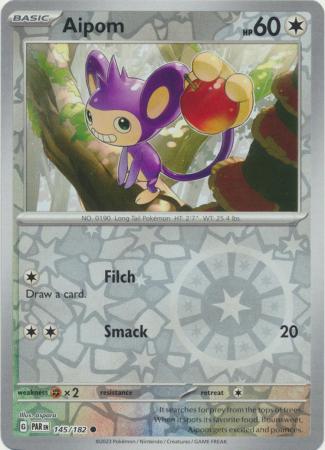 Aipom 145/182 Reverse Holo | Paradox Rift | Pokemon Card