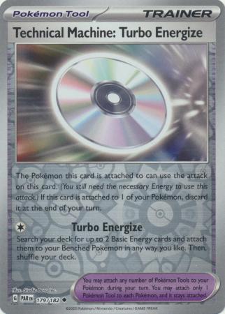 Technical Machine: Turbo Energize 179/182 Reverse Holo | Paradox Rift | Pokemon Card