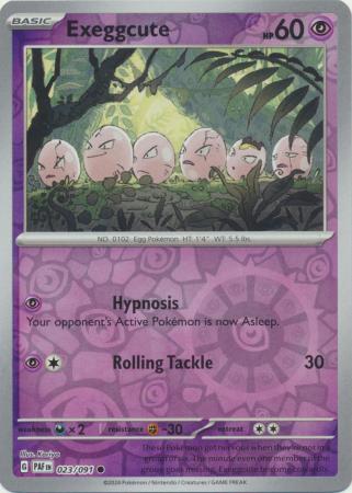 Exeggcute 23/91 Reverse Holo | Paldean Fates | Pokemon Card