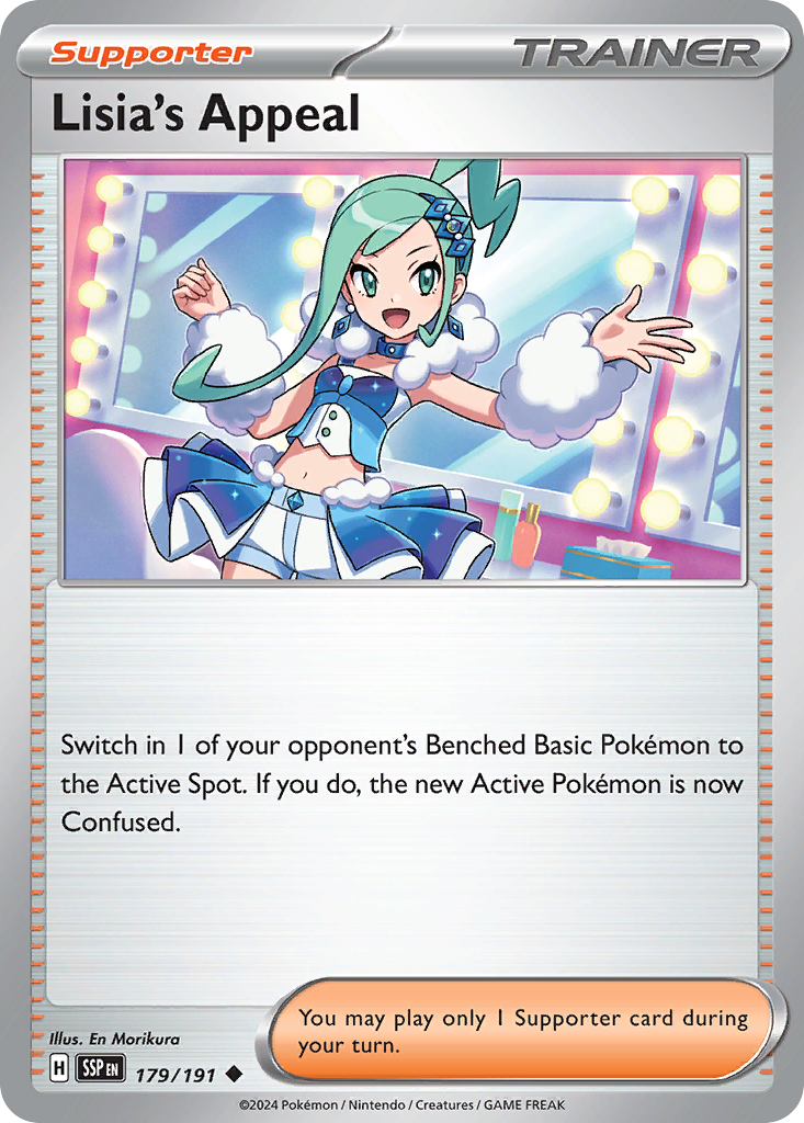 Lisia's Appeal 179/191 Uncommon | Surging Sparks | Pokemon Card