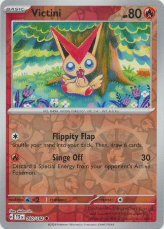 Victini 30/162 Reverse Holo | Temporal Forces | Pokemon Card