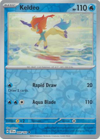 Keldeo 44/162 Reverse Holo | Temporal Forces | Pokemon Card