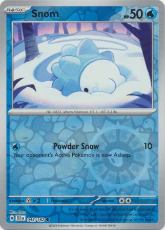 Snom 45/162 Reverse Holo | Temporal Forces | Pokemon Card