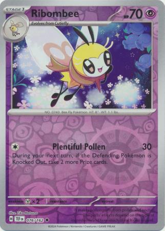 Ribombee 76/162 Reverse Holo | Temporal Forces | Pokemon Card