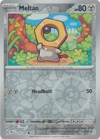 Meltan 116/162 Reverse Holo | Temporal Forces | Pokemon Card