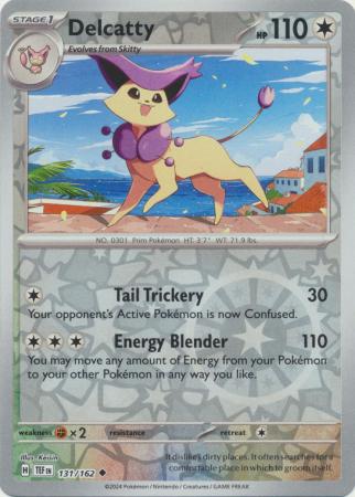 Delcatty 131/162 Reverse Holo | Temporal Forces | Pokemon Card