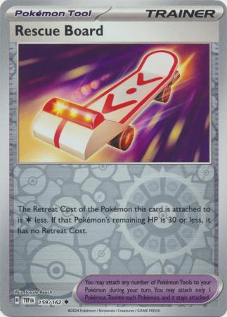 Rescue Board 159/162 Reverse Holo | Temporal Forces | Pokemon Card