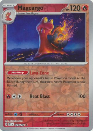 Magcargo 29/162 Reverse Holo | Temporal Forces | Pokemon Card