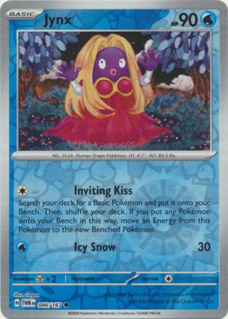 Jynx 46/167 Reverse Holo | Twilight Masquerade | Pokemon Card