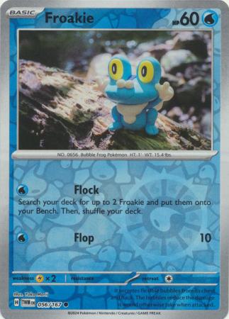 Froakie 56/167 Reverse Holo | Twilight Masquerade | Pokemon Card