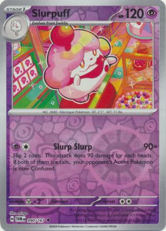 Slurpuff 90/167 Reverse Holo | Twilight Masquerade | Pokemon Card