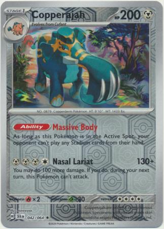 Copperajah 42/64 Reverse Holo | Shrouded Fable | Pokemon Card