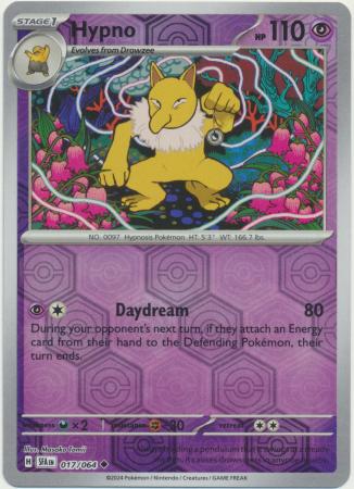 Hypno 17/64 Reverse Holo | Shrouded Fable | Pokemon Card