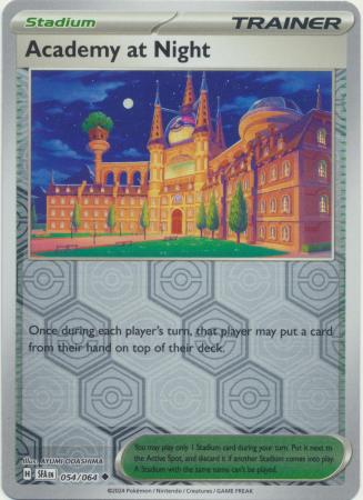 Academy at Night 54/64 Reverse Holo | Shrouded Fable | Pokemon Card