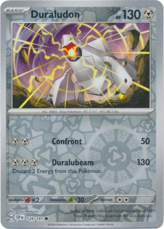 Duraludon 129/191 Reverse Holo | Surging Sparks | Pokemon Card