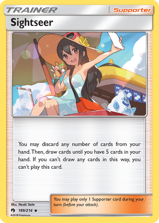 Sightseer 189/214 Uncommon | Lost Thunder | Pokemon Card