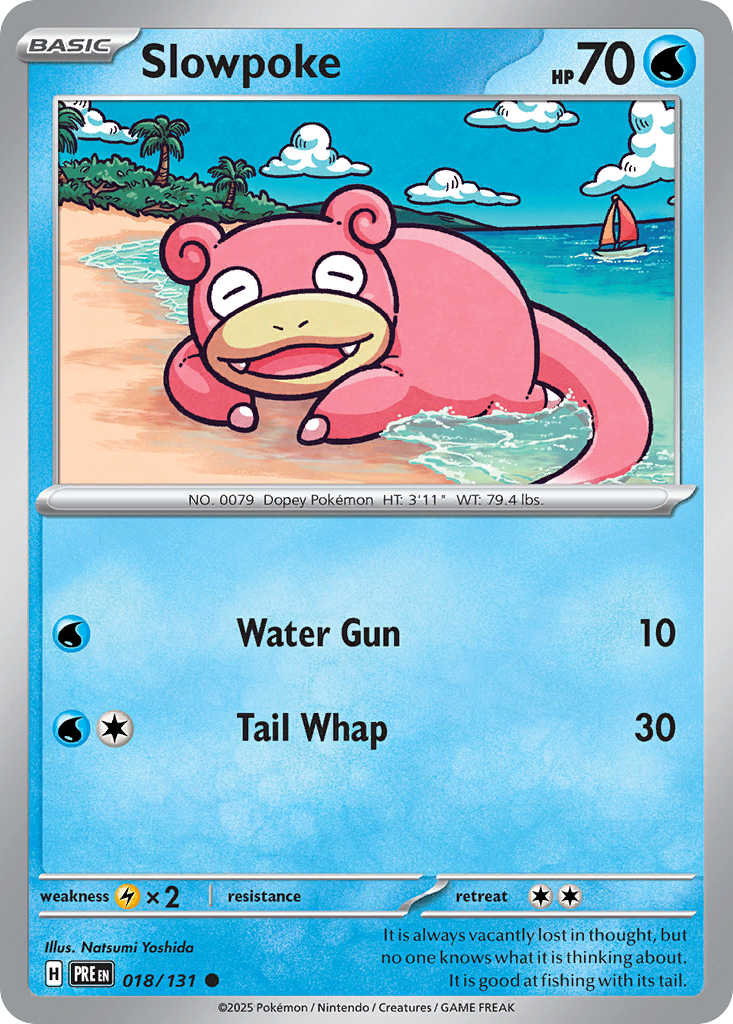 Slowpoke 18/131 Common | Prismatic Evolutions | Pokemon Card