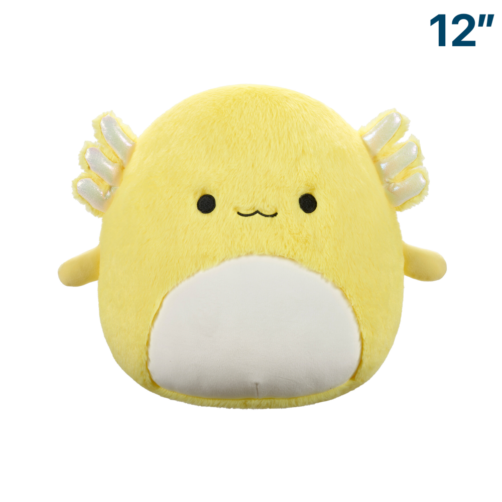 Treyton the Yellow Axolotl FuzzAMallows ~ 12" Squishmallow Plush