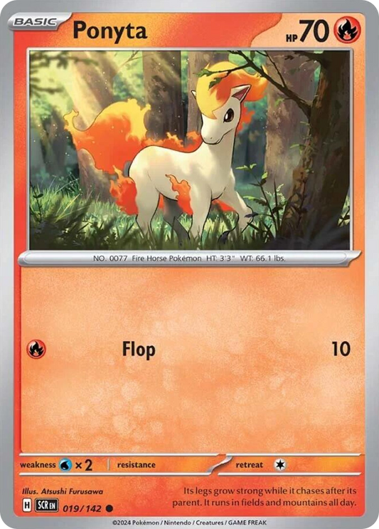 Ponyta 19/142 Common | Stellar Crown | Pokemon Card