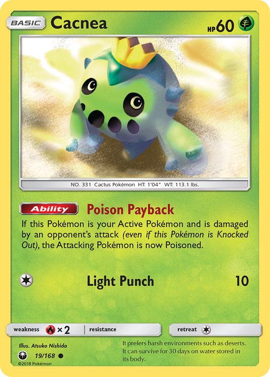 Cacnea 19/168 Common | Celestial Storm | Pokemon Card