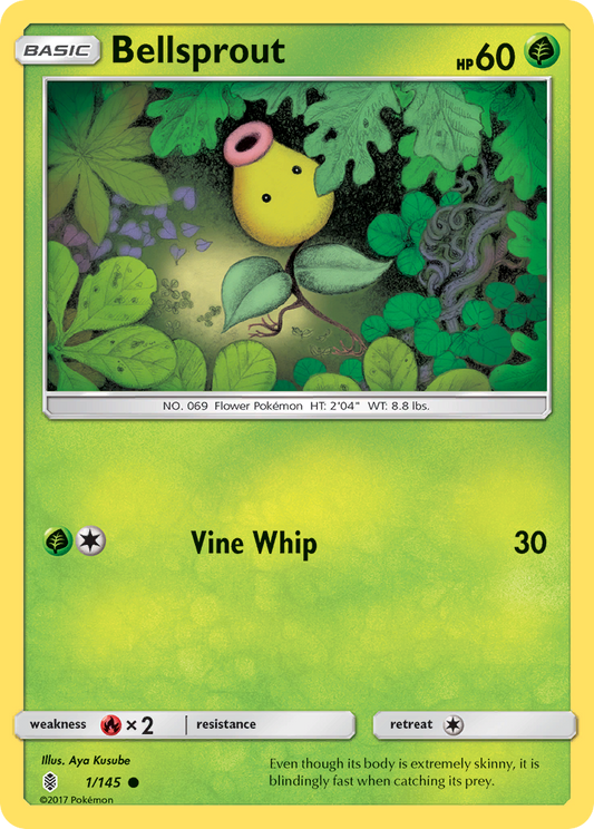 Bellsprout 1/145 Common | Guardians Rising | Pokemon Card