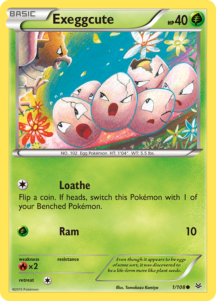 Exeggcute 1/108 Common | Roaring Skies | Pokemon Card