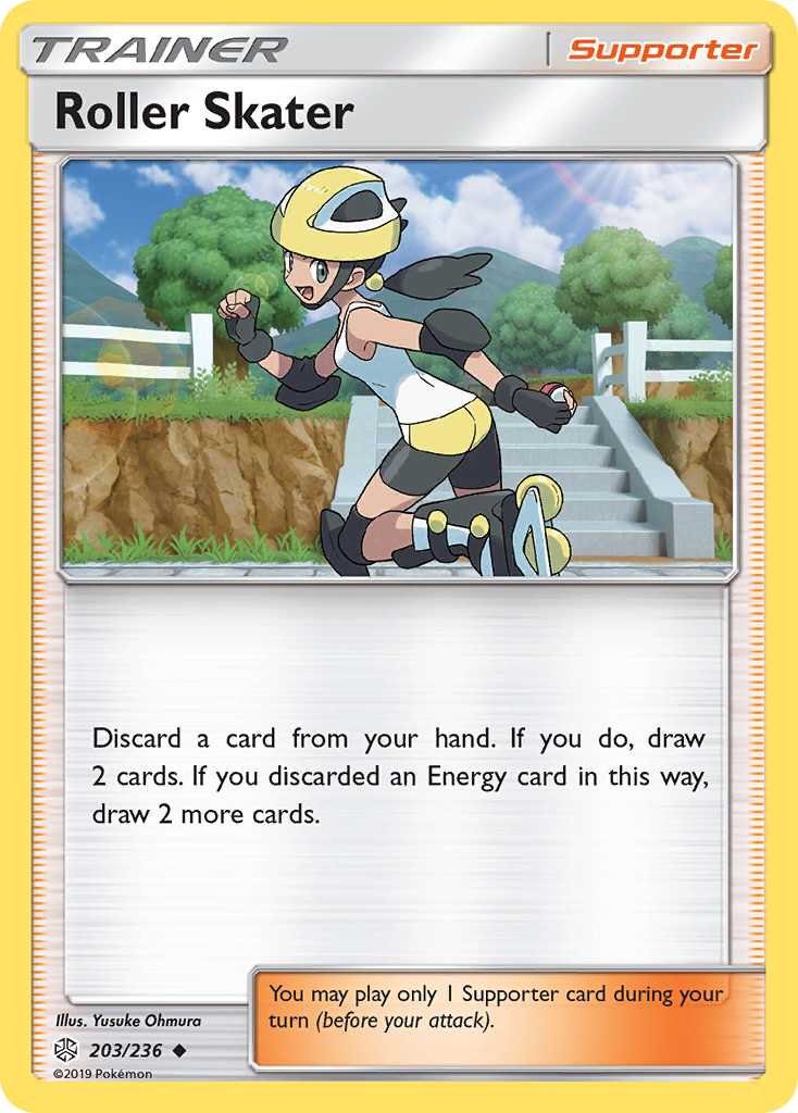 Roller Skater 203/236 Uncommon | Cosmic Eclipse | Pokémon Card