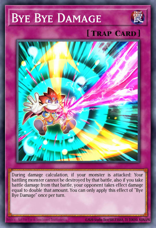 Bye Bye Damage - MP20-EN202 Super Rare | Yu-Gi-Oh! Card