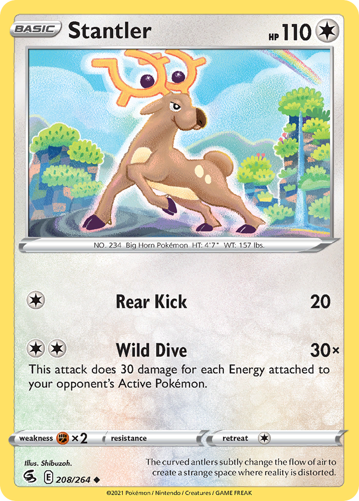 Stantler 208/264 Uncommon | Fusion Strike | Pokemon Card