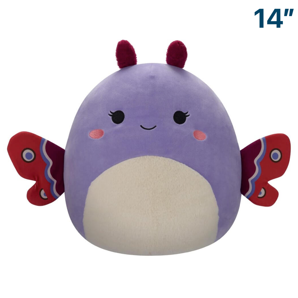 Sandrine the Purple Moth ~ 14" Wave 18 Squishmallow Plush