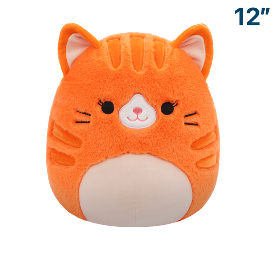 Gigi the Orange Tabby Cat FuzzAMallows ~ 12" Squishmallow Plush