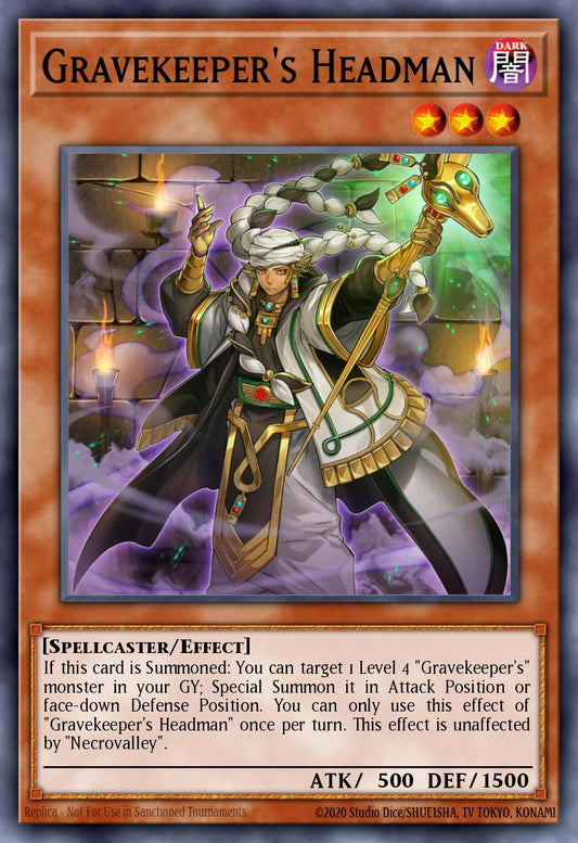 Gravekeeper's Headman - SOFU-EN012 Rare | Yu-Gi-Oh! Card