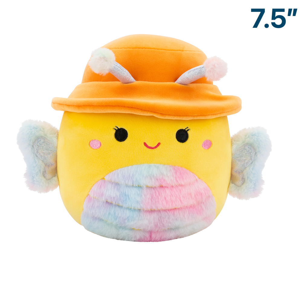 Nixie Yellow Butterfly Bucket Hat Mother's Day 2025 ~ 7.5" Squishmallow Plush